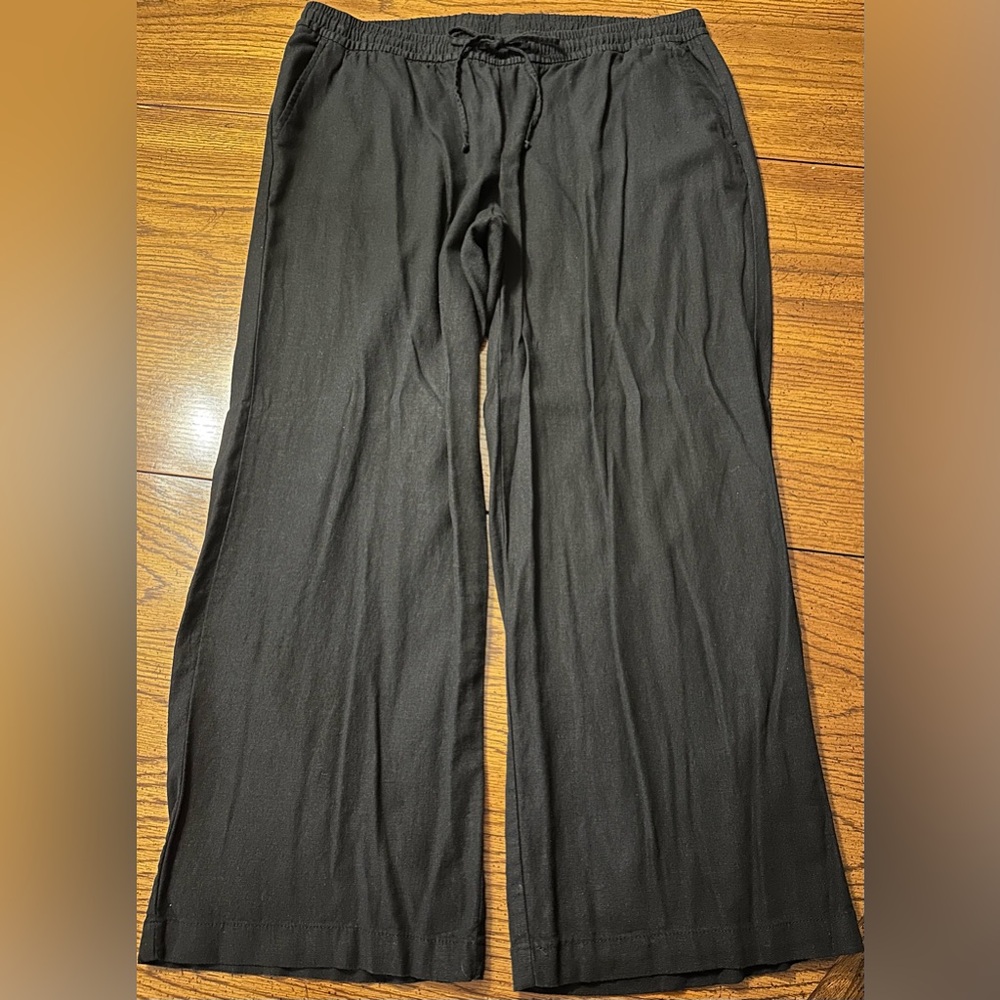 NWOT Old Navy High-Waisted Linen-Blend Pants